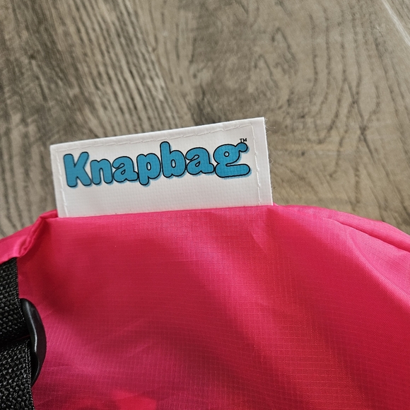 Knapbag NEW pink air inflatable nylon lounger with carrying bag - Picture 4 of 8